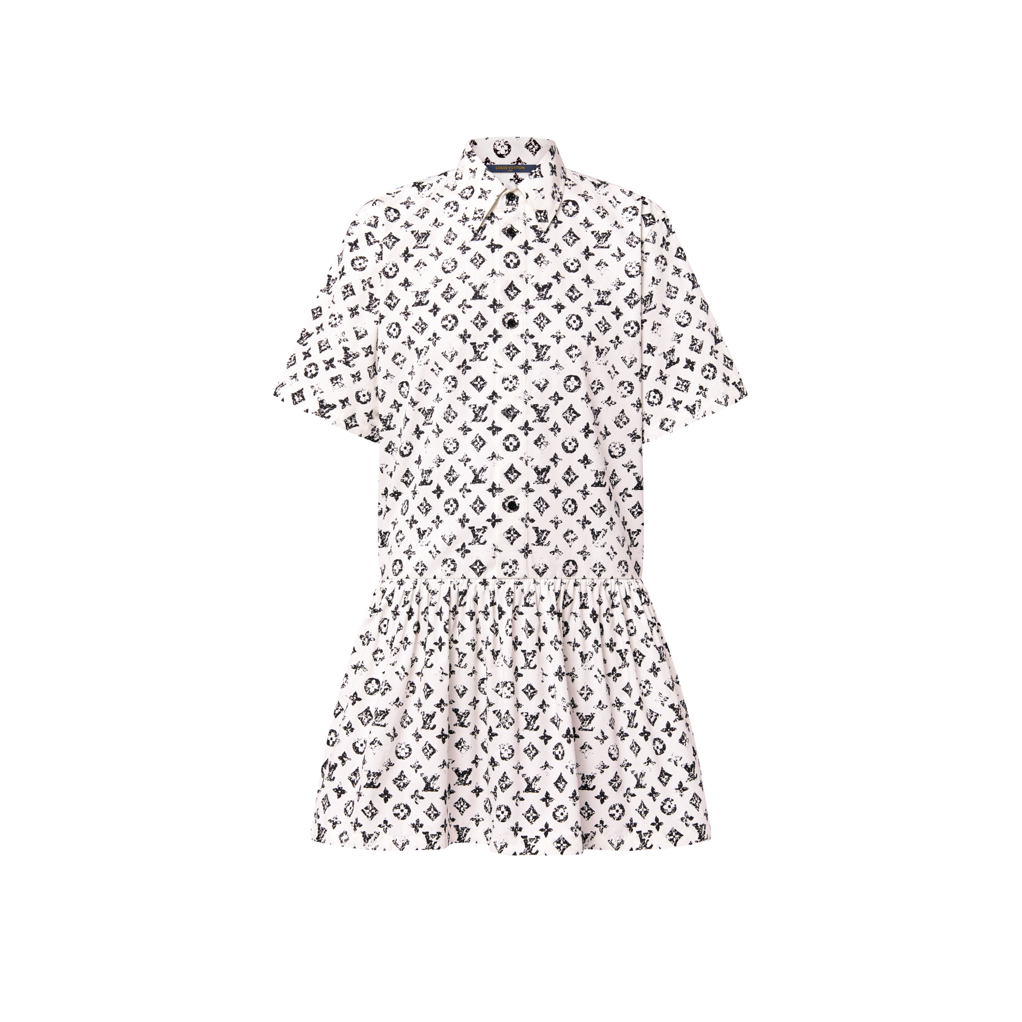 Graphic Monogram Shirt Dress - Women - Ready-to-Wear | LOUIS